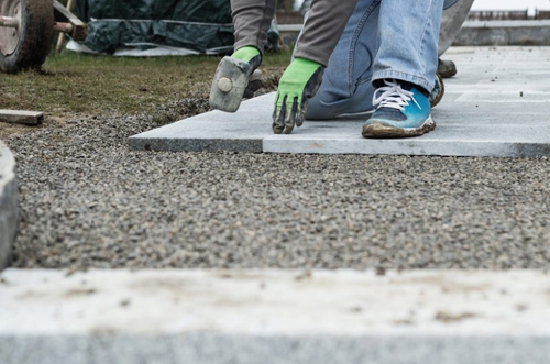 Travaux de terrasse